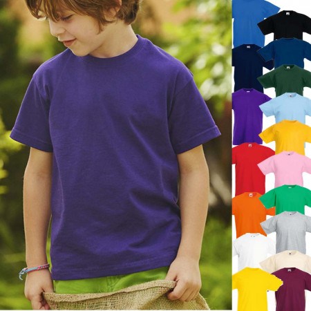 Детская футболка Fruit of the Loom Kids Valueweight T